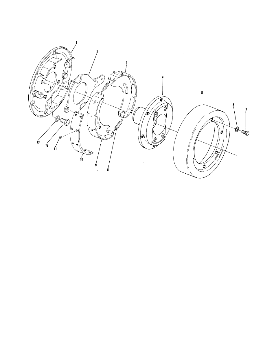 Parking brake group | Gradall 534B (9020-7317) Service Manual User Manual | Page 157 / 244
