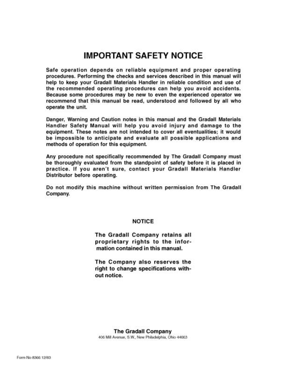 Gradall 534B (9020-7317) Service Manual User Manual | Page 32 / 244