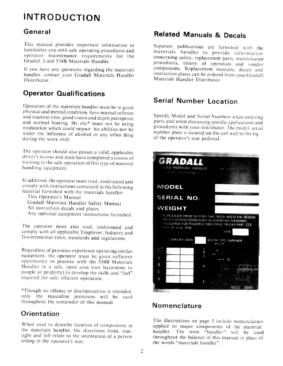 Gradall 534B (9020-7317) Service Manual User Manual | Page 34 / 244