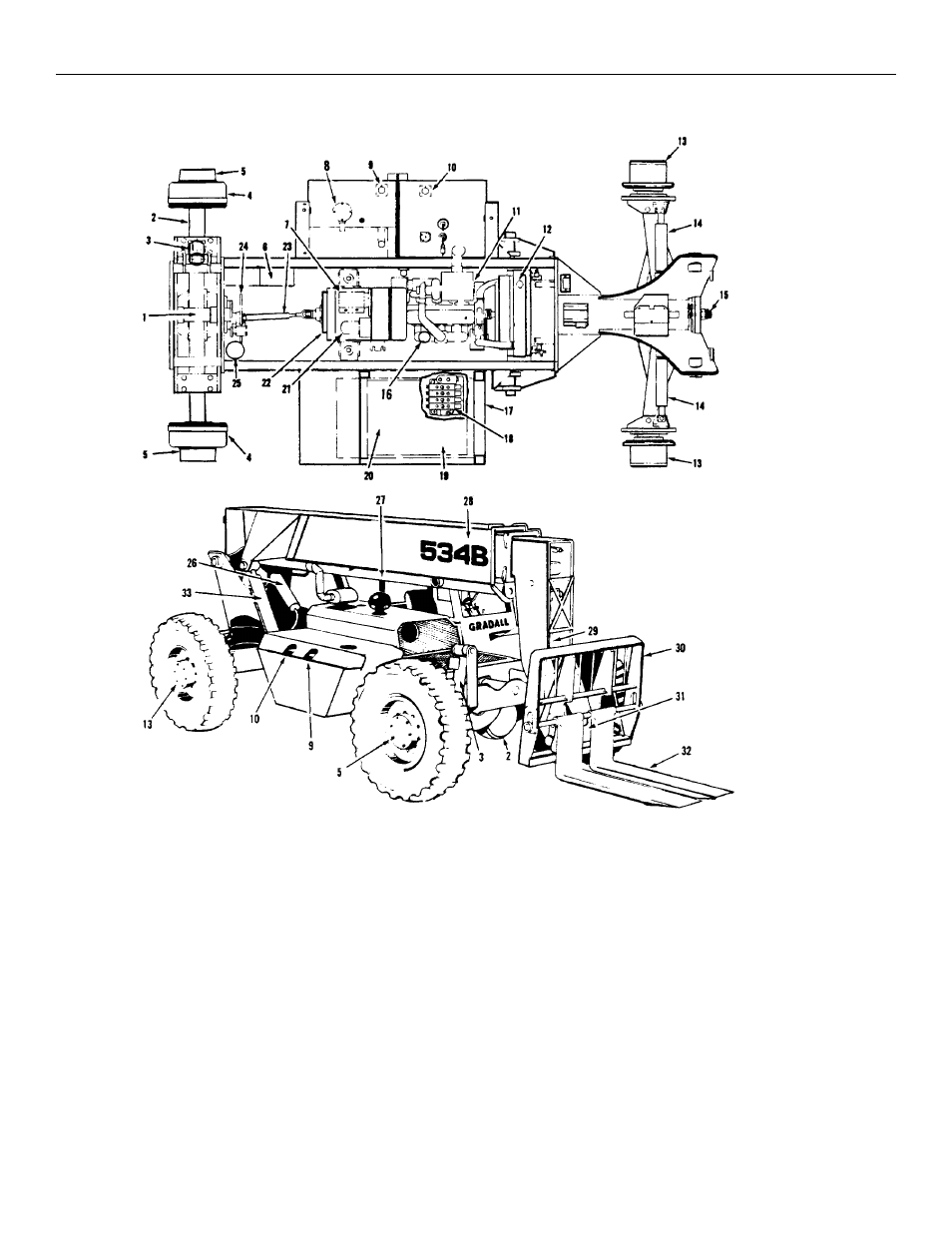 Nomenclature | Gradall 534B (9020-7317) Service Manual User Manual | Page 78 / 244