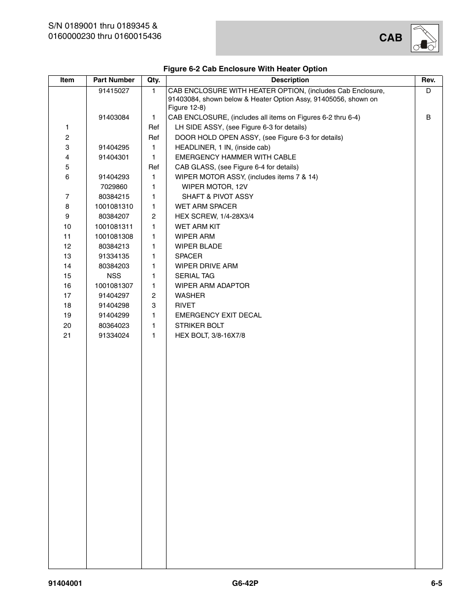 JLG G6-42P Parts Manual User Manual | Page 213 / 556