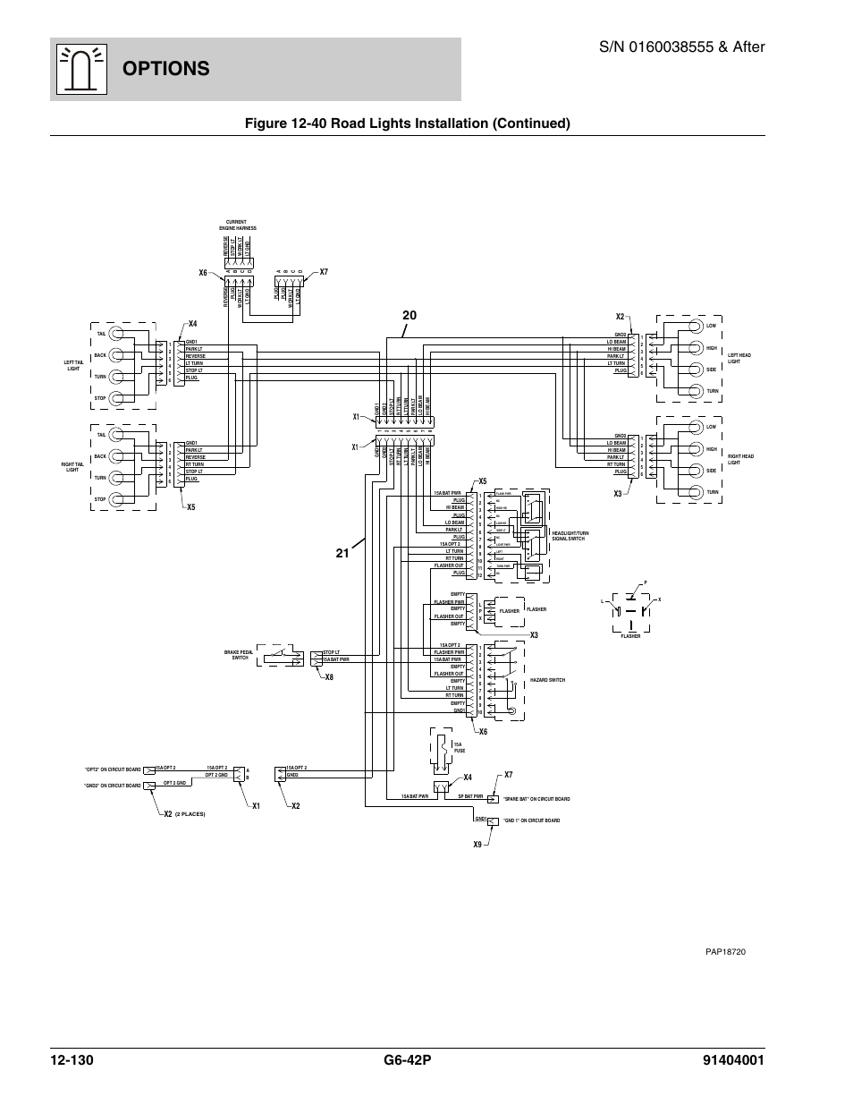 Options, X2 x1, X9 x7 | JLG G6-42P Parts Manual User Manual | Page 526 / 556