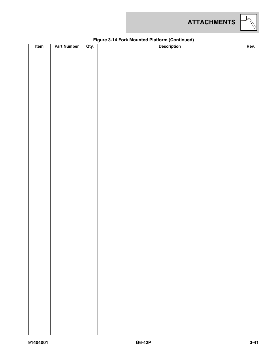 Attachments | JLG G6-42P Parts Manual User Manual | Page 89 / 556