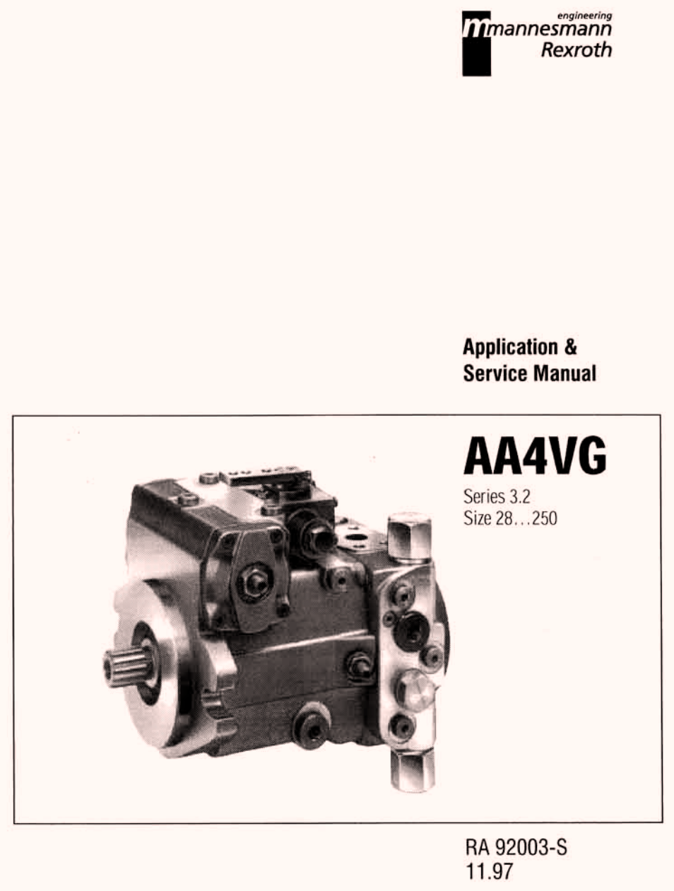 Transmission, Ra 92003-s rexroth application & service | JLG G6-42P Service Manual User Manual | Page 441 / 508