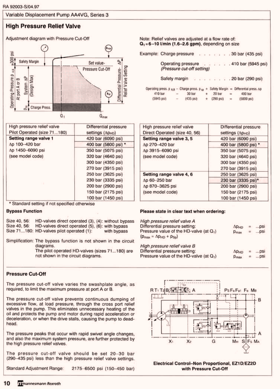 High pressure relief valve | JLG G6-42P Service Manual User Manual | Page 450 / 508