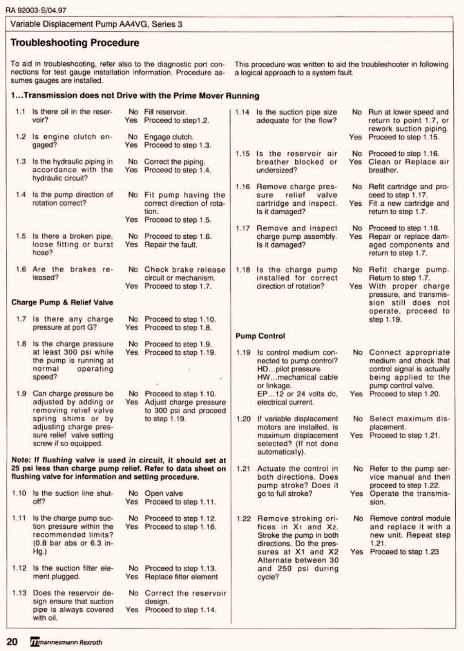 Troubleshooting procedure | JLG G6-42P Service Manual User Manual | Page 460 / 508