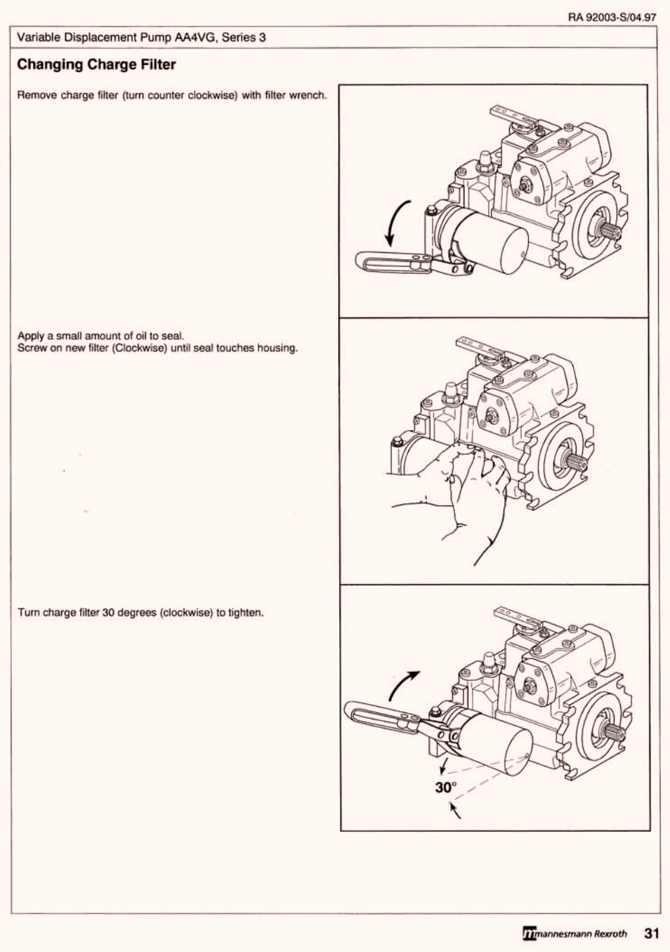 Filter replacement | JLG G6-42P Service Manual User Manual | Page 471 / 508