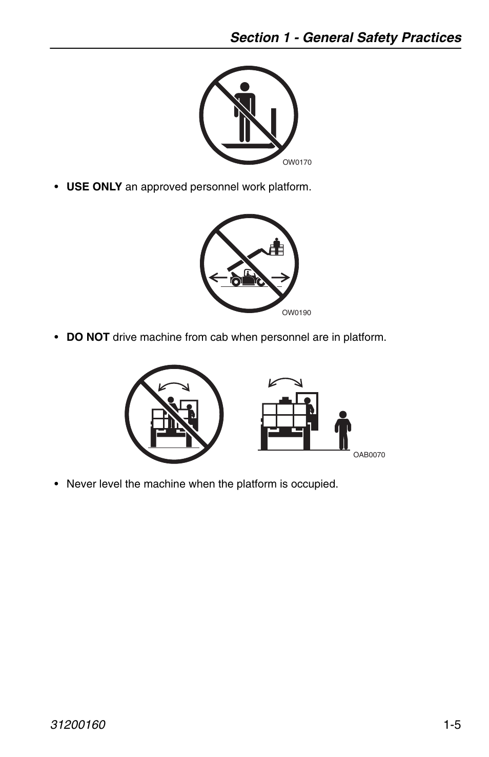 JLG Telehandler Personnel Work Platform User Manual | Page 13 / 44