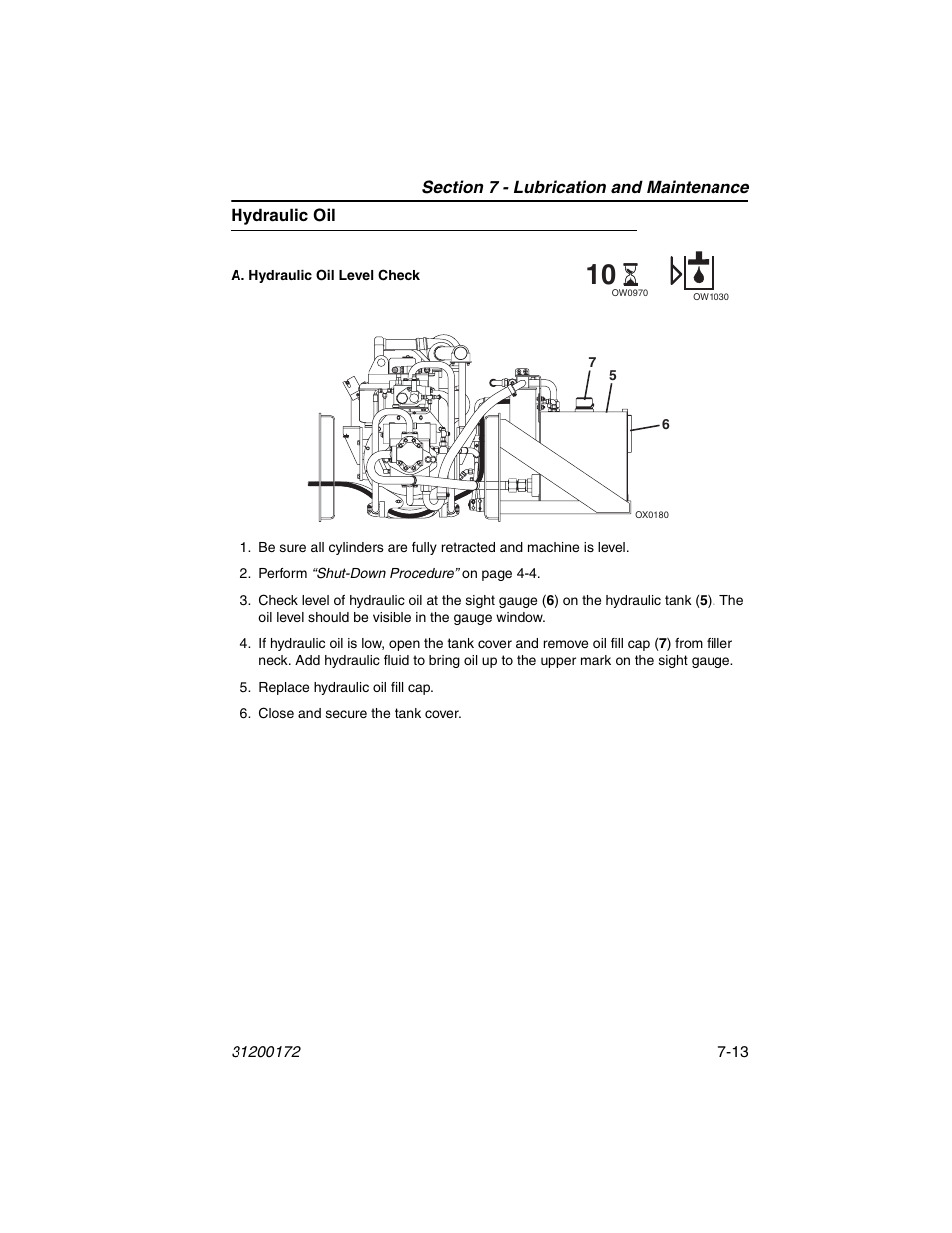 Hydraulic oil, Hydraulic oil -13 | JLG 544D-10 Operator Manual User Manual | Page 121 / 142