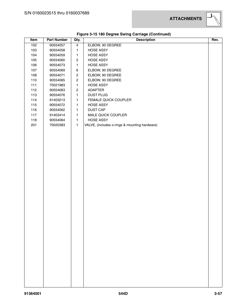 JLG 544D-10 Parts Manual User Manual | Page 115 / 730