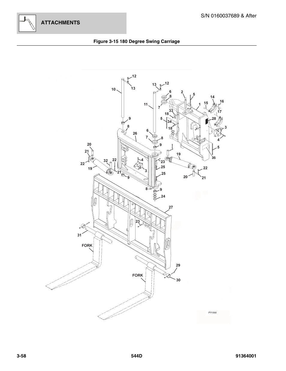 JLG 544D-10 Parts Manual User Manual | Page 116 / 730