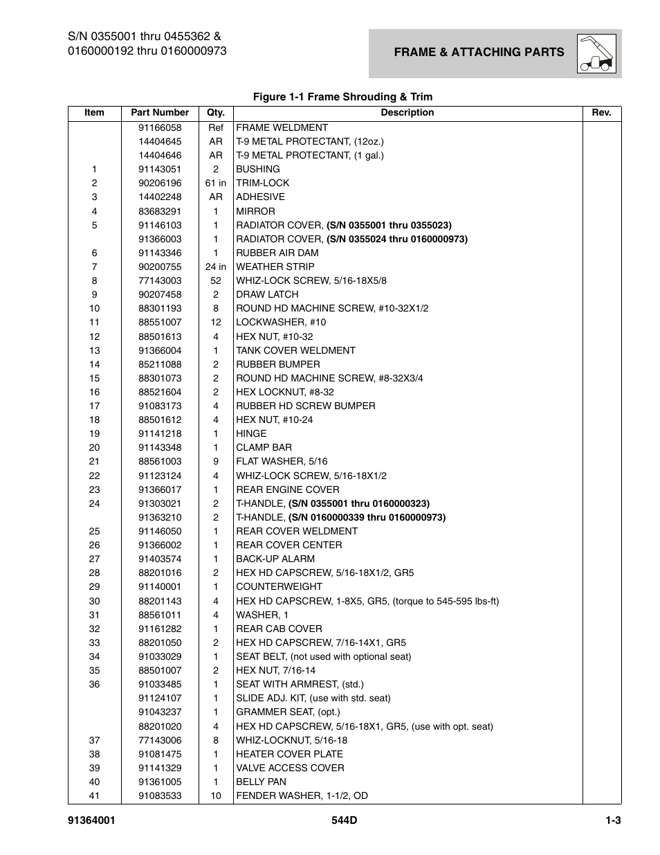 JLG 544D-10 Parts Manual User Manual | Page 13 / 730