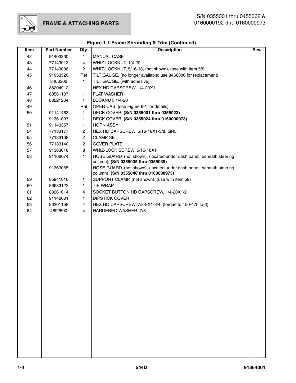 JLG 544D-10 Parts Manual User Manual | Page 14 / 730