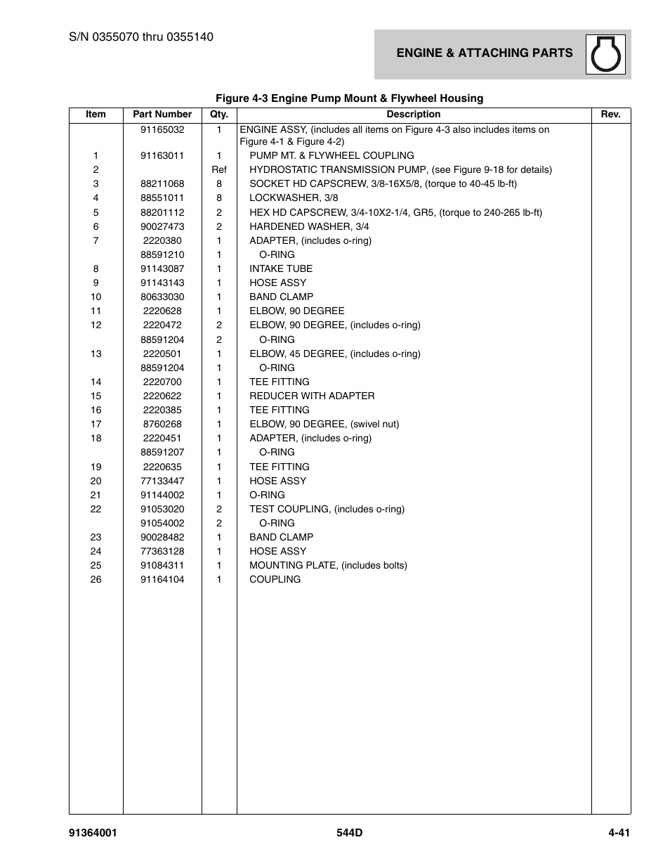 JLG 544D-10 Parts Manual User Manual | Page 189 / 730