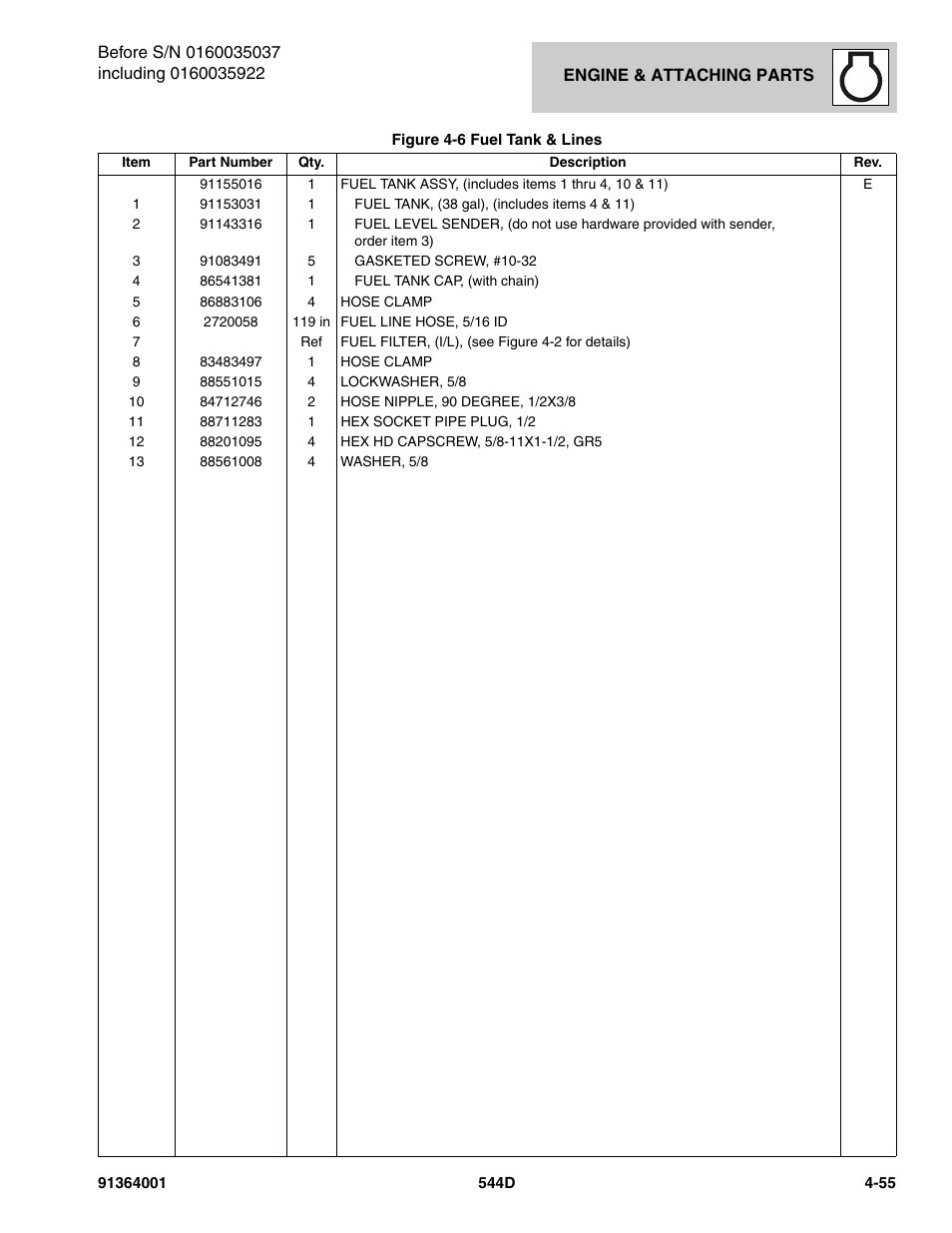 JLG 544D-10 Parts Manual User Manual | Page 203 / 730