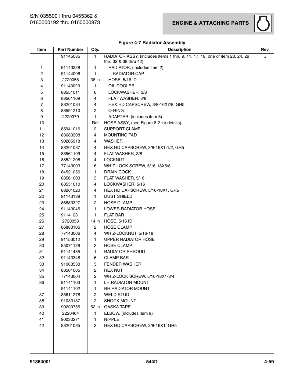 JLG 544D-10 Parts Manual User Manual | Page 207 / 730