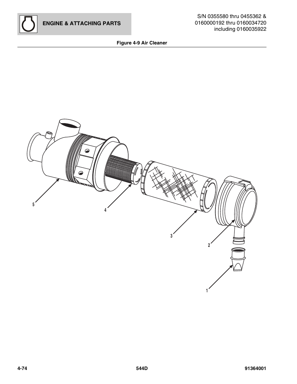 JLG 544D-10 Parts Manual User Manual | Page 222 / 730