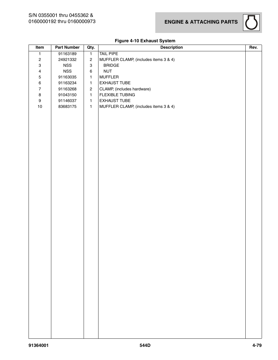 JLG 544D-10 Parts Manual User Manual | Page 227 / 730