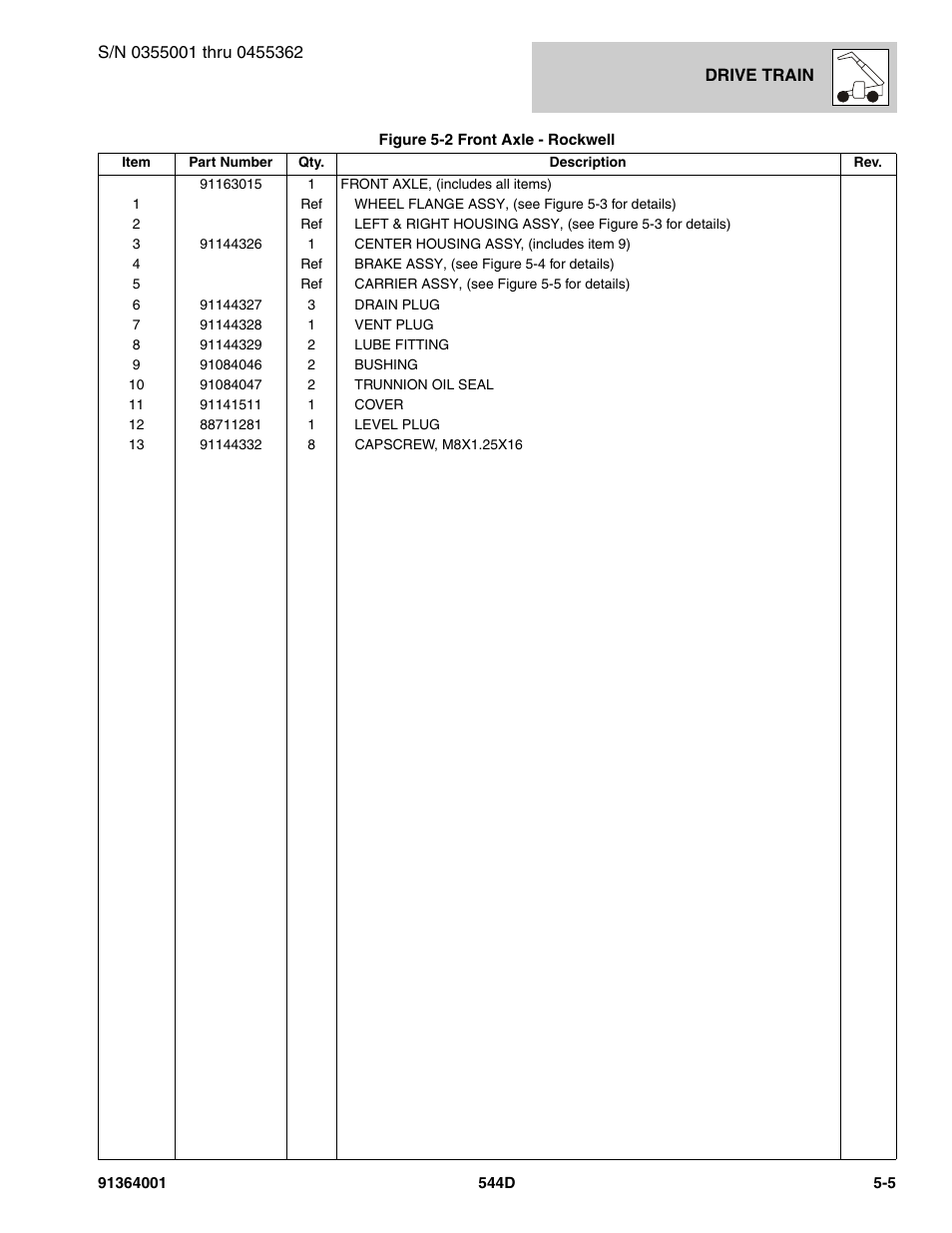 JLG 544D-10 Parts Manual User Manual | Page 237 / 730