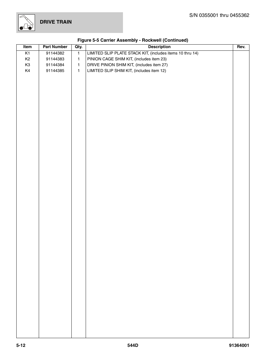 JLG 544D-10 Parts Manual User Manual | Page 244 / 730