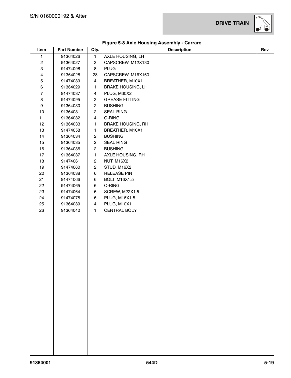 JLG 544D-10 Parts Manual User Manual | Page 251 / 730