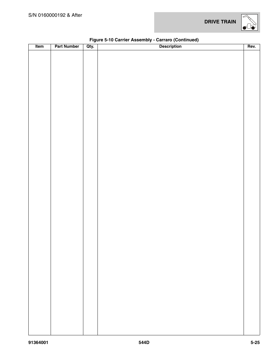 JLG 544D-10 Parts Manual User Manual | Page 257 / 730