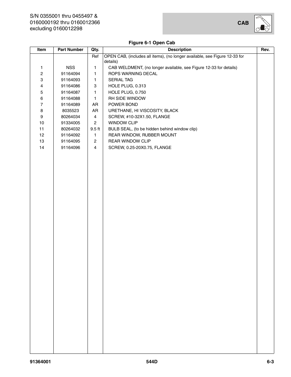 JLG 544D-10 Parts Manual User Manual | Page 269 / 730