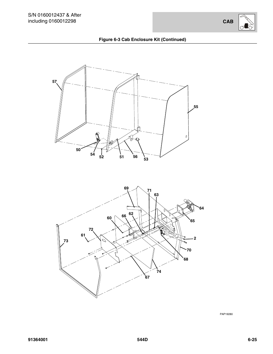 JLG 544D-10 Parts Manual User Manual | Page 291 / 730
