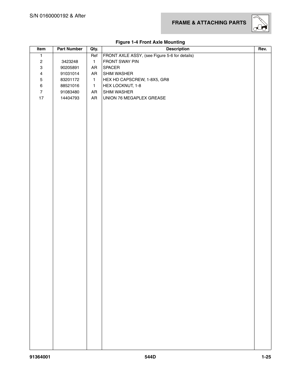 JLG 544D-10 Parts Manual User Manual | Page 35 / 730
