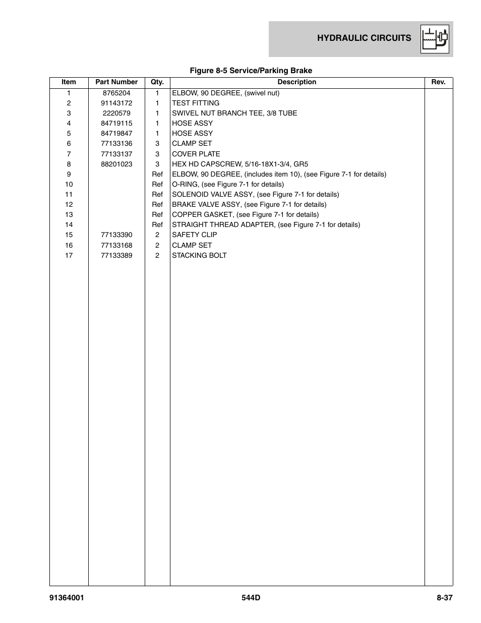 JLG 544D-10 Parts Manual User Manual | Page 387 / 730