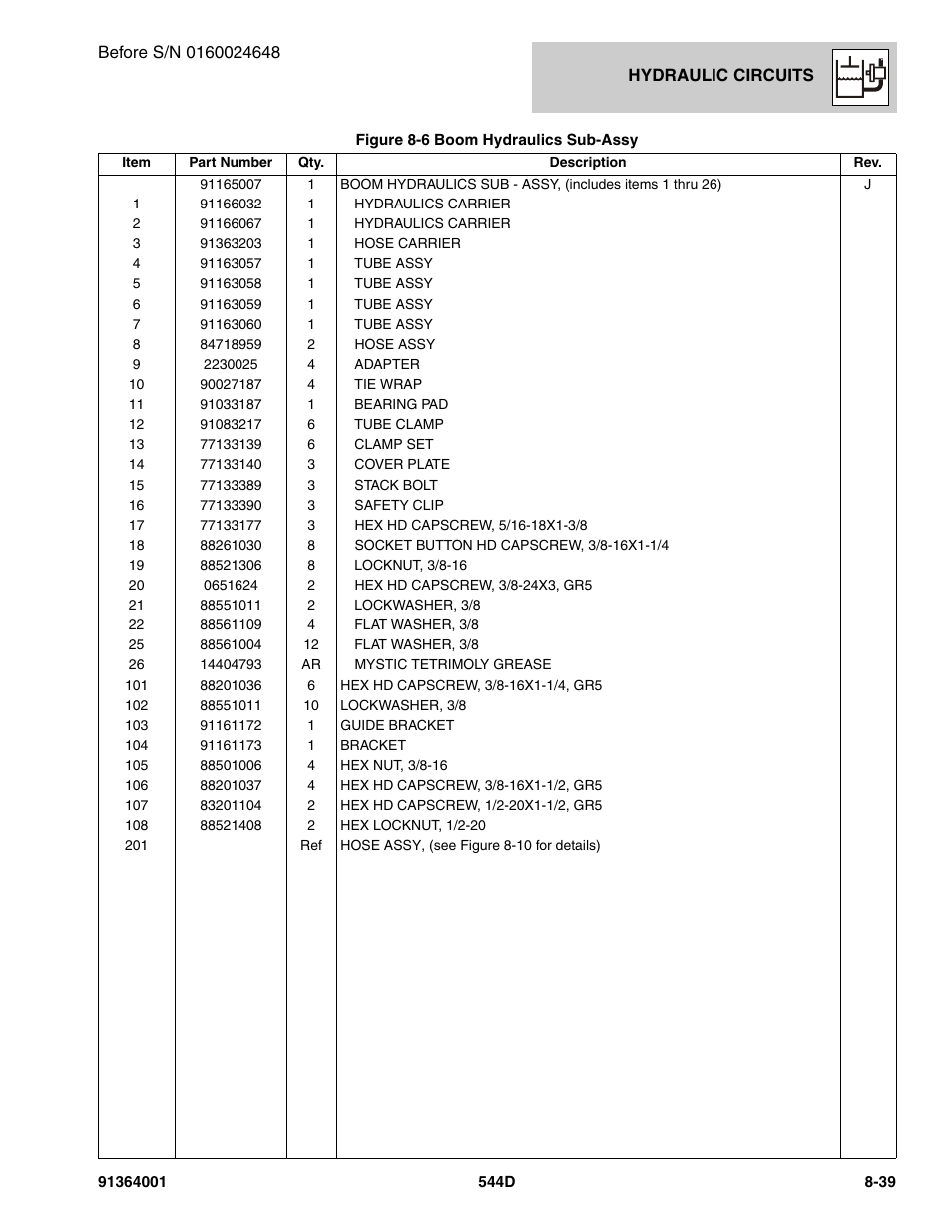 JLG 544D-10 Parts Manual User Manual | Page 389 / 730