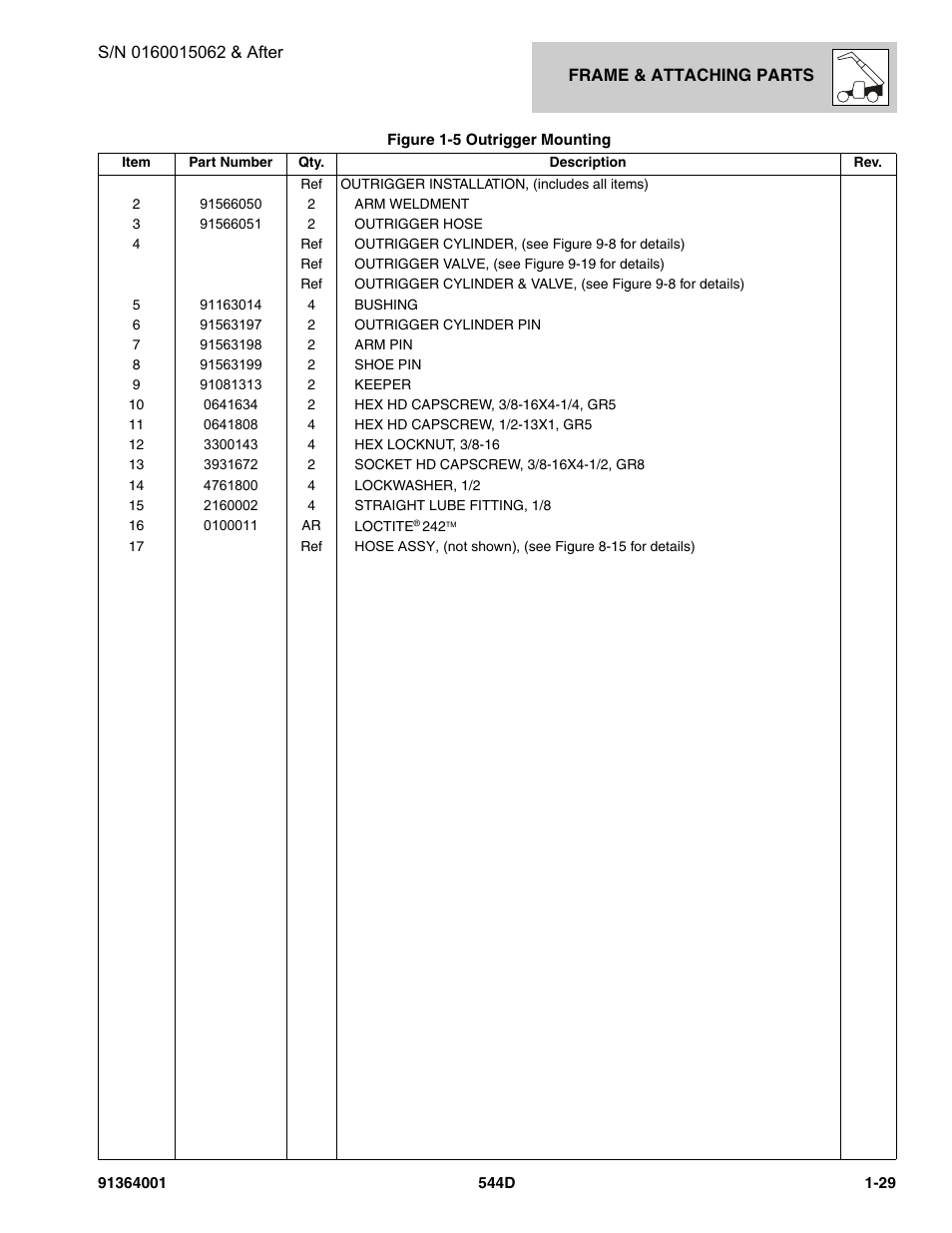 JLG 544D-10 Parts Manual User Manual | Page 39 / 730
