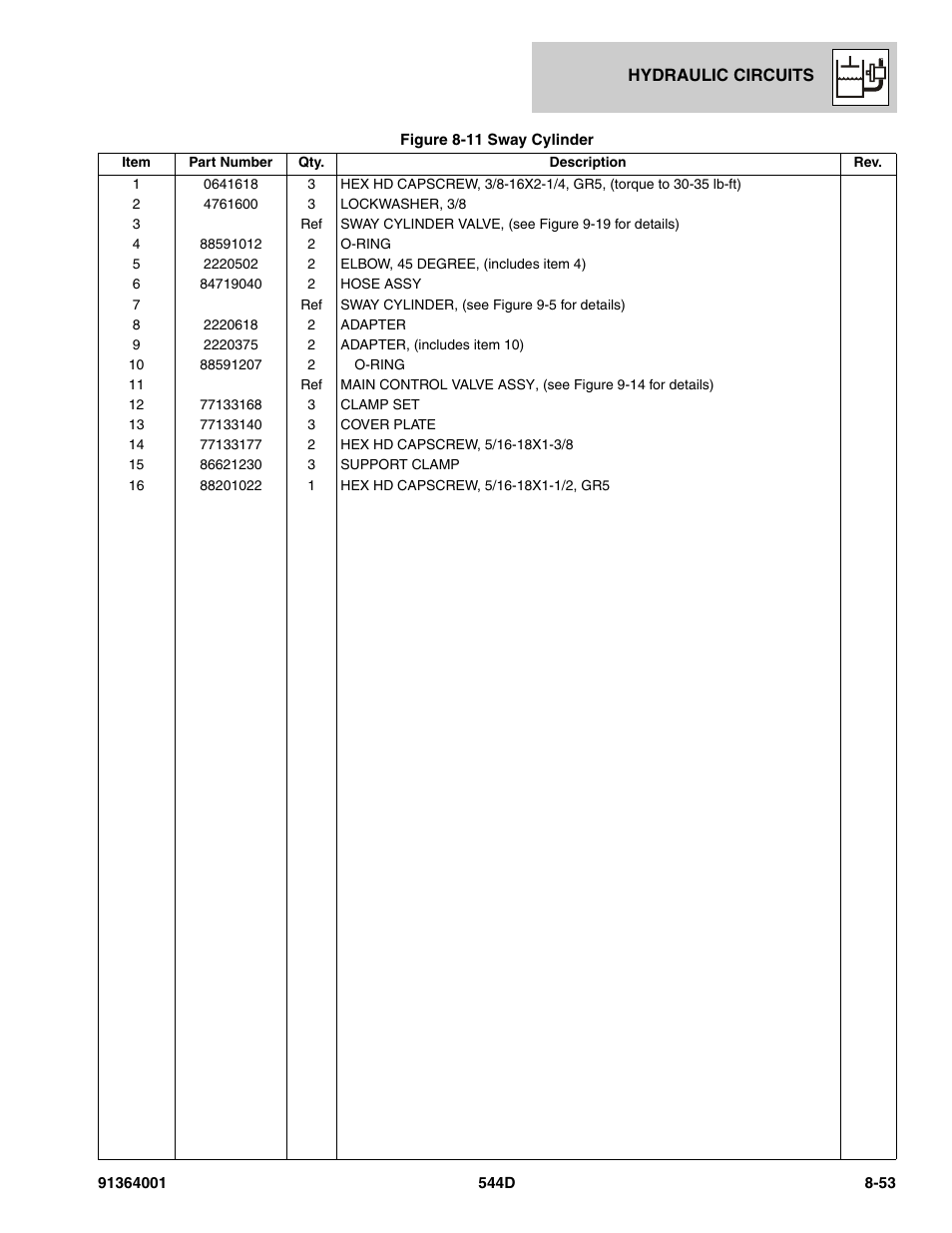 JLG 544D-10 Parts Manual User Manual | Page 403 / 730