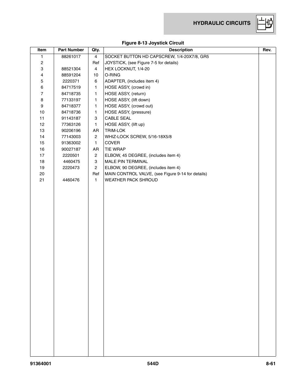 JLG 544D-10 Parts Manual User Manual | Page 411 / 730