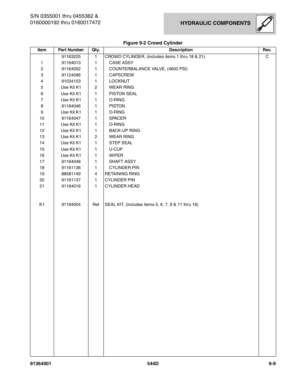 JLG 544D-10 Parts Manual User Manual | Page 435 / 730