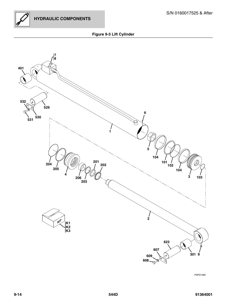 JLG 544D-10 Parts Manual User Manual | Page 440 / 730