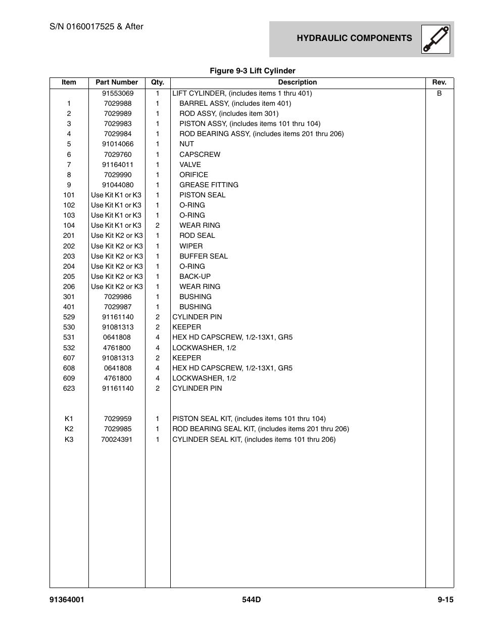 JLG 544D-10 Parts Manual User Manual | Page 441 / 730