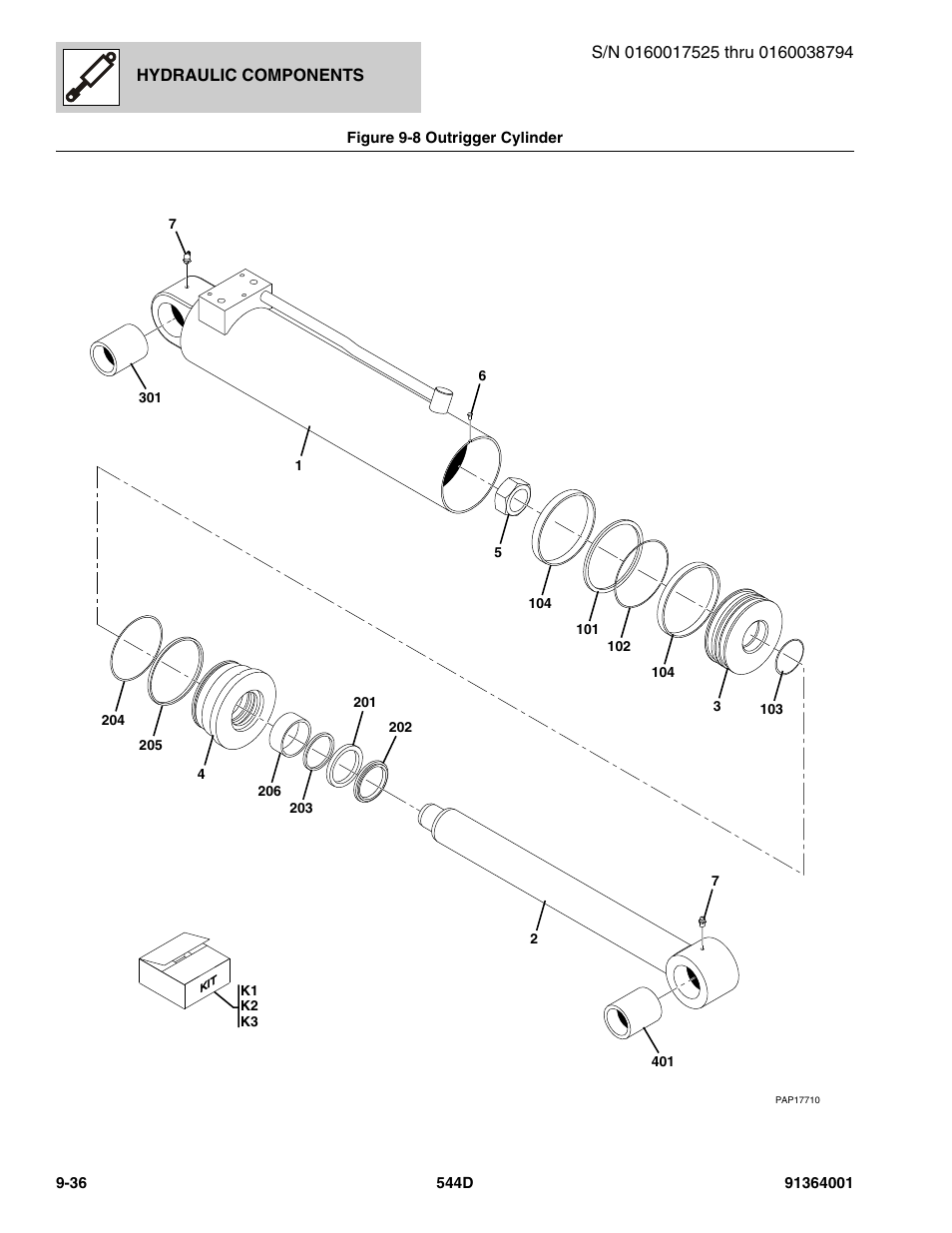 JLG 544D-10 Parts Manual User Manual | Page 462 / 730