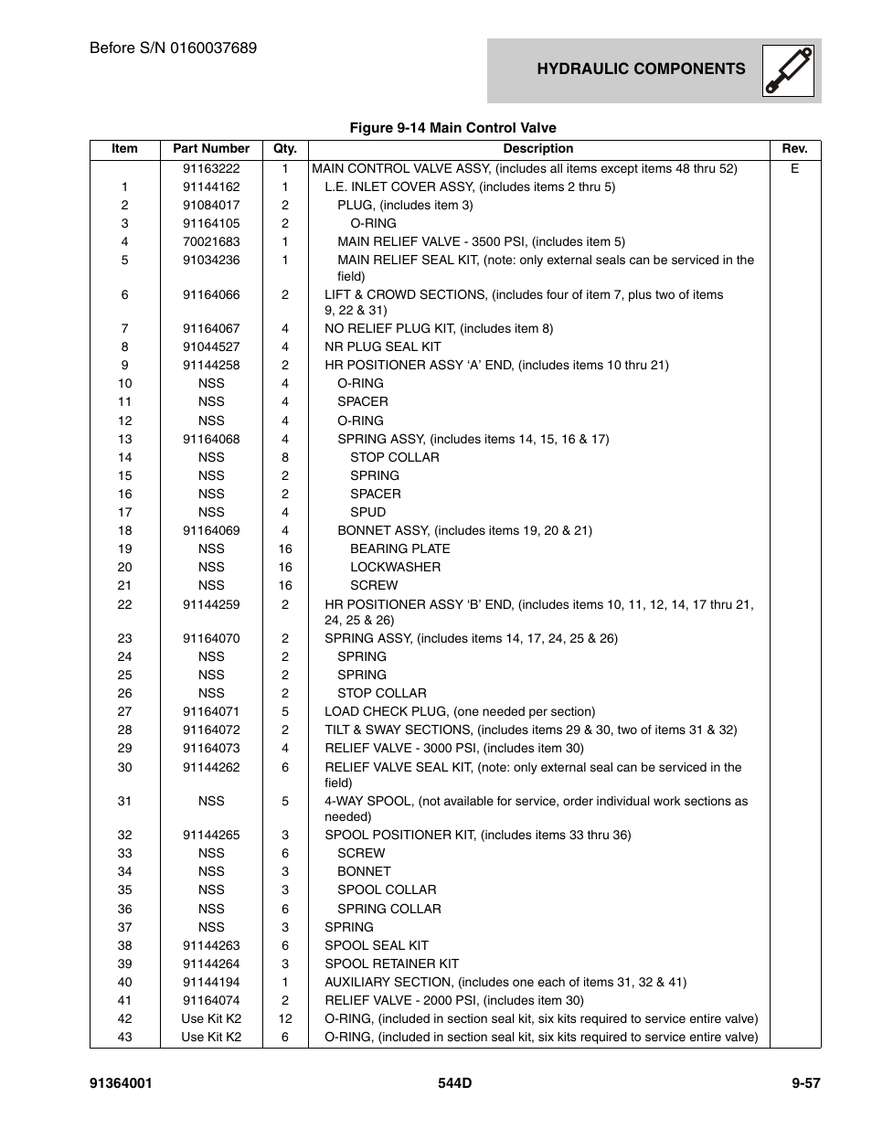 JLG 544D-10 Parts Manual User Manual | Page 483 / 730