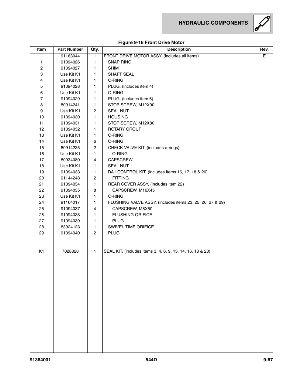 JLG 544D-10 Parts Manual User Manual | Page 493 / 730