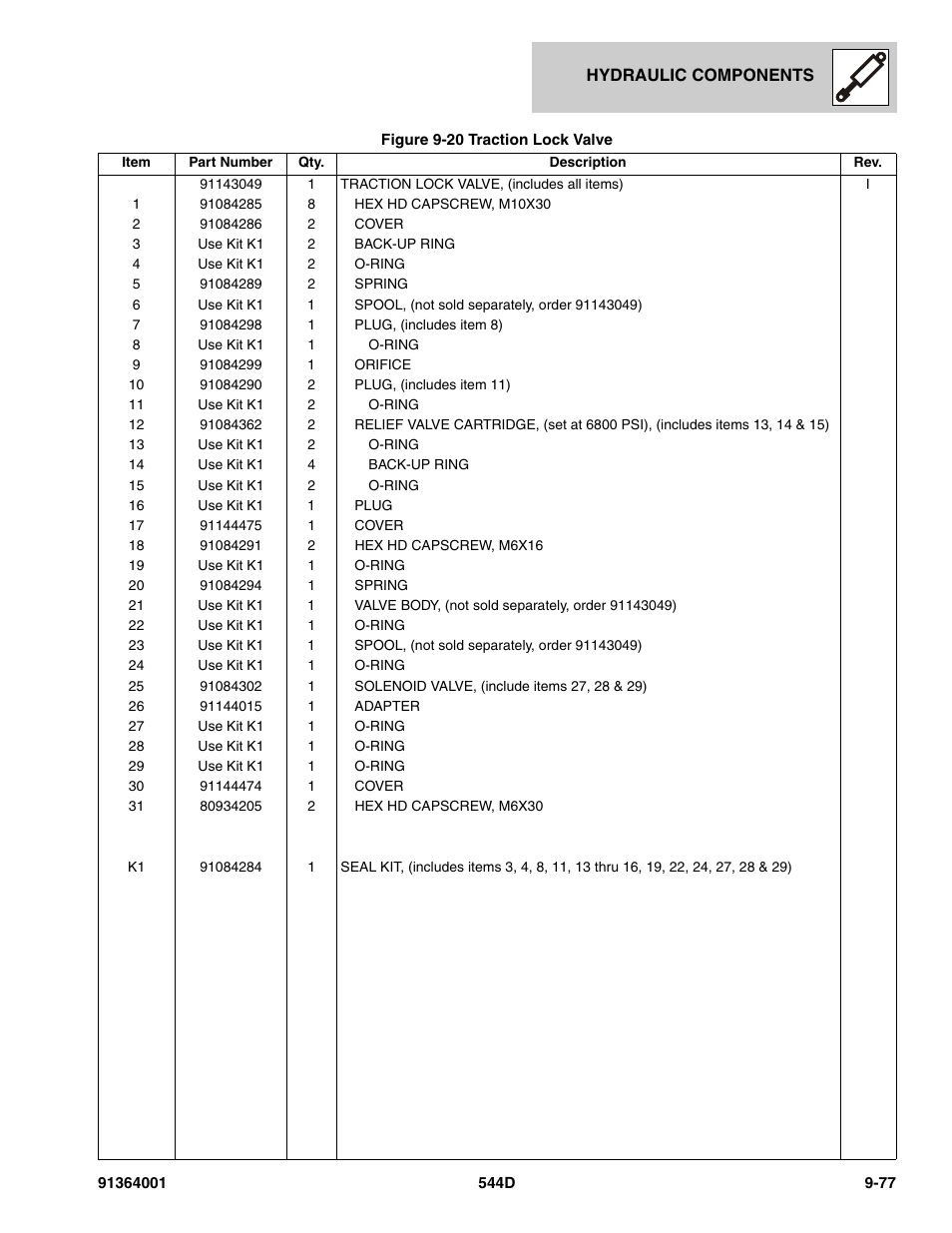 JLG 544D-10 Parts Manual User Manual | Page 503 / 730