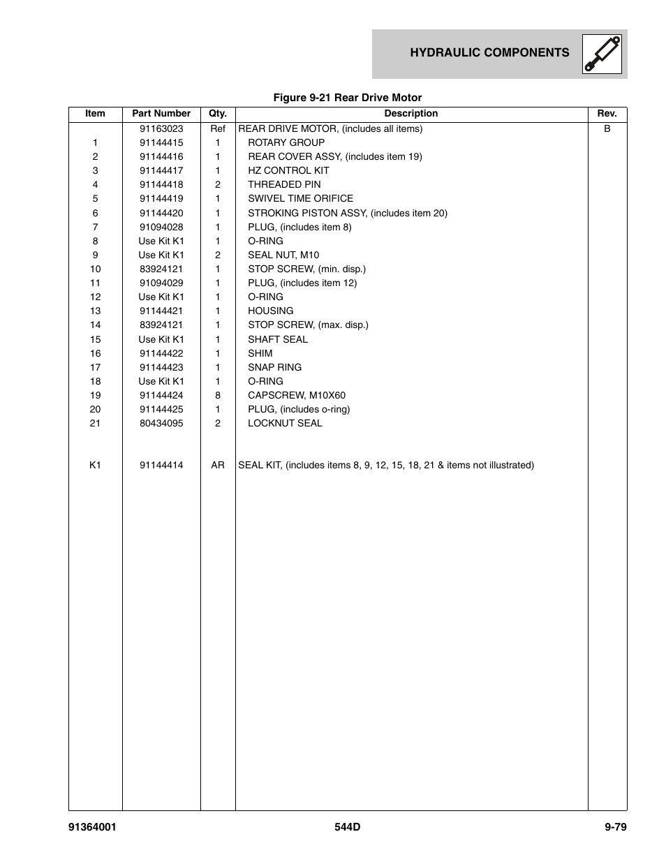 JLG 544D-10 Parts Manual User Manual | Page 505 / 730