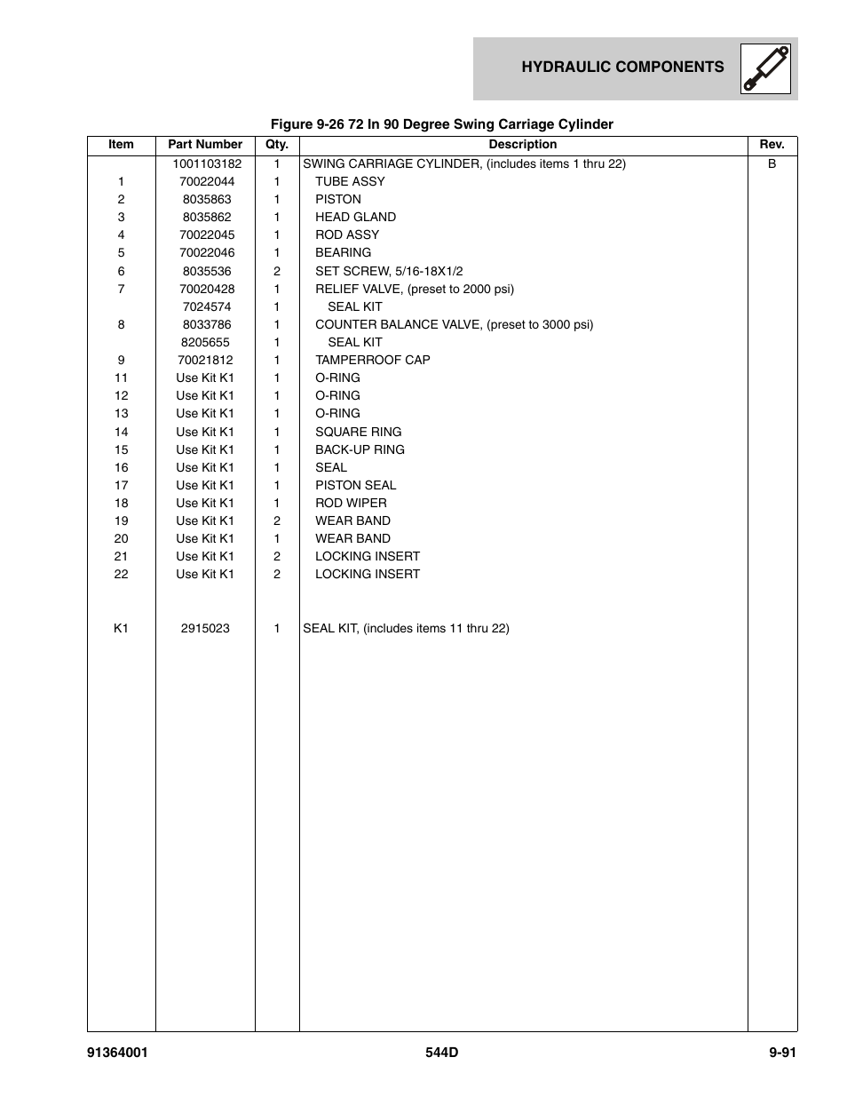 JLG 544D-10 Parts Manual User Manual | Page 517 / 730