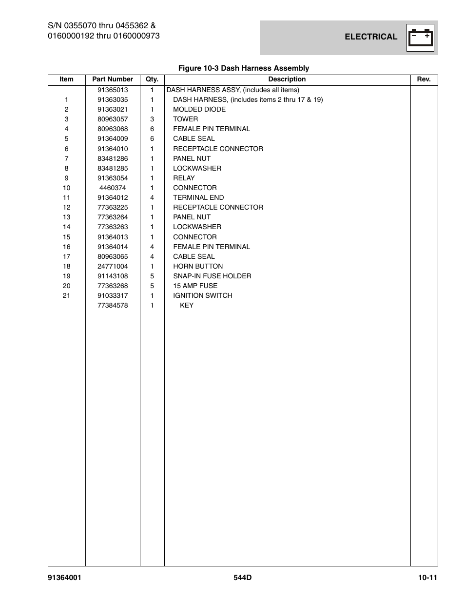 JLG 544D-10 Parts Manual User Manual | Page 533 / 730