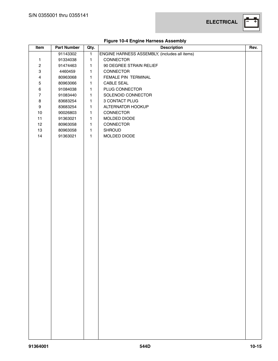 JLG 544D-10 Parts Manual User Manual | Page 537 / 730