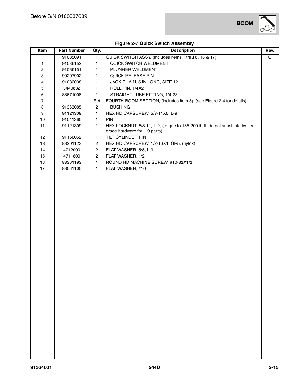 JLG 544D-10 Parts Manual User Manual | Page 55 / 730