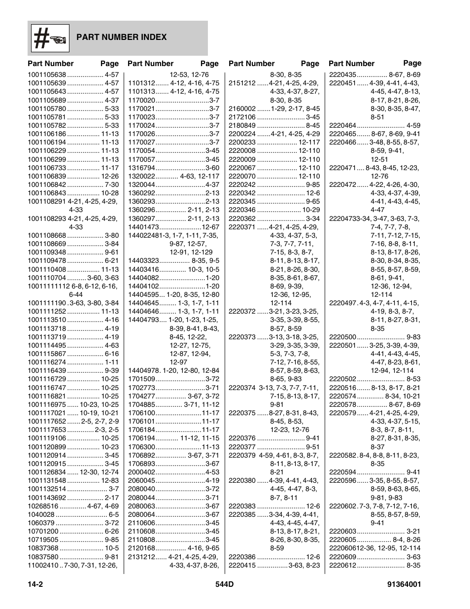 JLG 544D-10 Parts Manual User Manual | Page 710 / 730