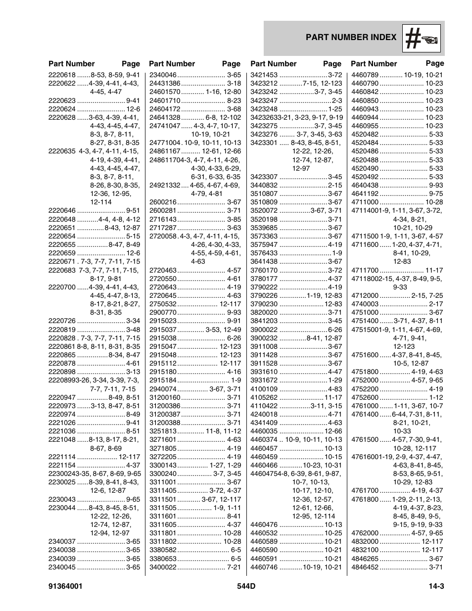 JLG 544D-10 Parts Manual User Manual | Page 711 / 730