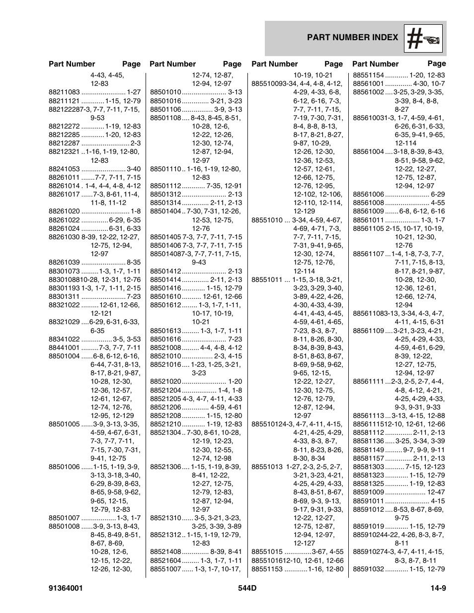 JLG 544D-10 Parts Manual User Manual | Page 717 / 730