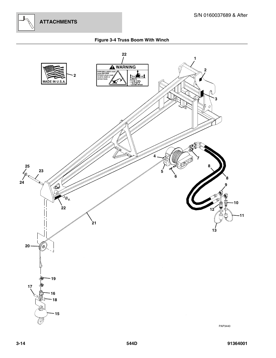 JLG 544D-10 Parts Manual User Manual | Page 72 / 730